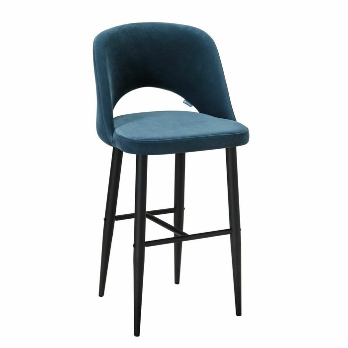 Барный стул Lars темно-синего цвета