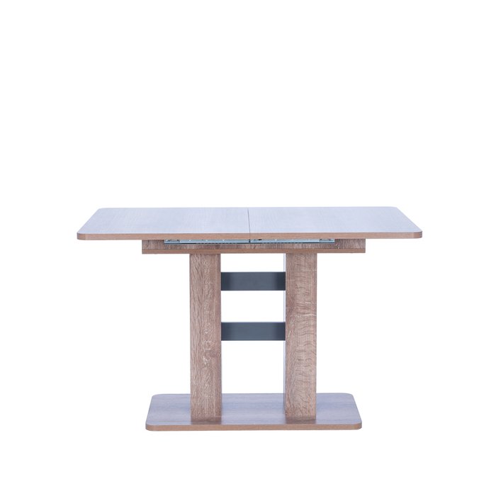Раздвижной обеденный стол Гранд коричневого цвета - купить Обеденные столы по цене 12710.0