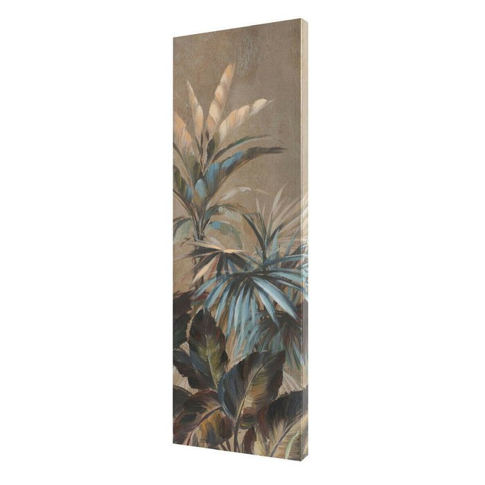 Картина маслом Полотно Листья 30 x 90 x 3 cm - лучшие Картины в INMYROOM