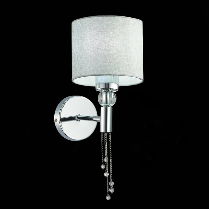 Светильник настенный Хром/Серый E27 1*60W PRIMMA - лучшие Бра и настенные светильники в INMYROOM