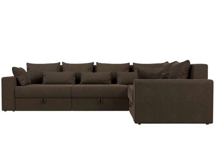 Угловой диван-кровать Мэдисон Long коричневого цвета правый угол - купить Угловые диваны по цене 68990.0