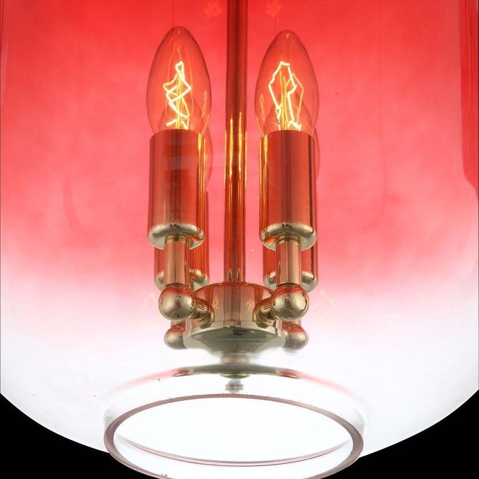 Подвесной светильник Fiamrosa красного цвета - лучшие Подвесные светильники в INMYROOM
