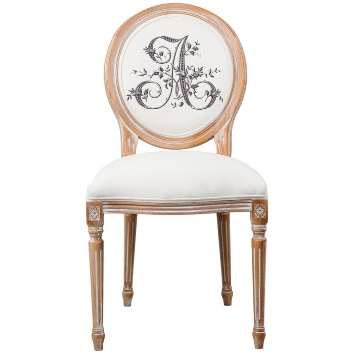 Стул Азбука мечты буква A белого цвета - купить Обеденные стулья по цене 32000.0