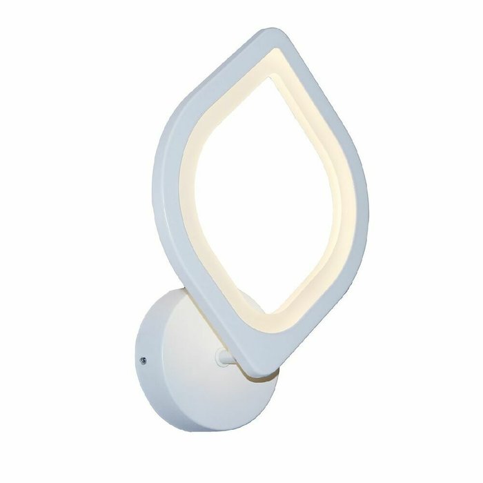 Настенный светильник Lotus 10216/1LED (акрил, цвет белый) Настенный светильник Lotus 10216/1LED (акрил, цвет белый)