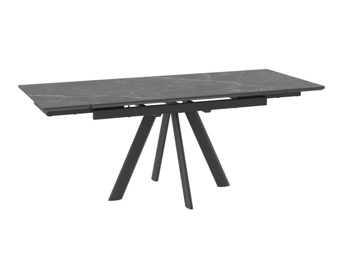 Раздвижной обеденный стол Роял черного цвета - купить Обеденные столы по цене 55490.0