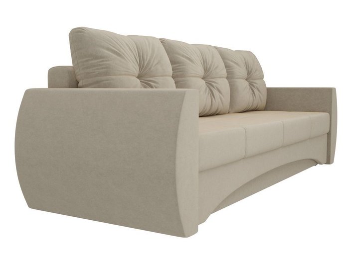 Прямой диван-кровать Сатурн бежевого цвета - лучшие Прямые диваны в INMYROOM
