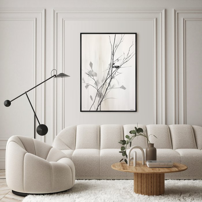 Репродукция картины Branches in the autumn, No 2, 2024г. - лучшие Картины в INMYROOM