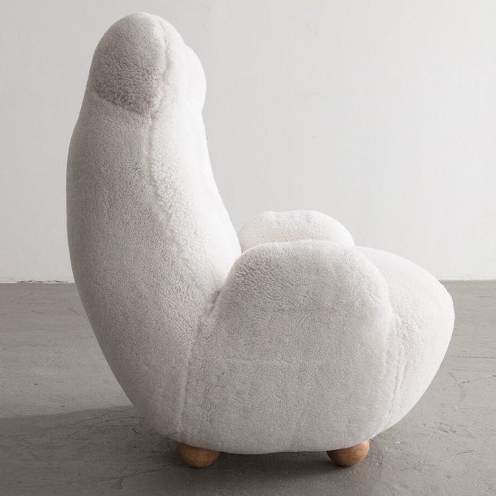 Кресло Baby Bear белого цвета - купить Интерьерные кресла по цене 97000.0