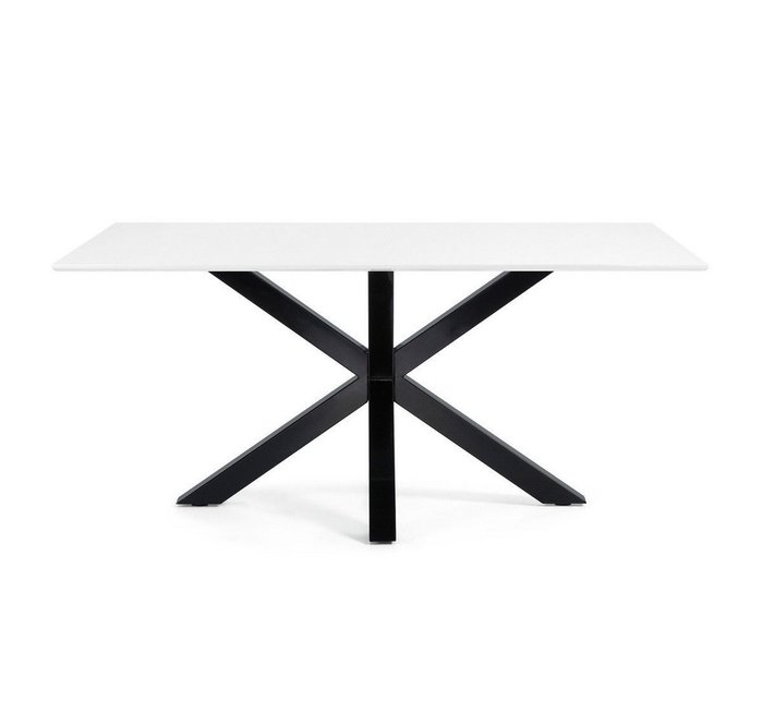 Обеденный стол Arya 160 черно-белого цвета - купить Обеденные столы по цене 102990.0