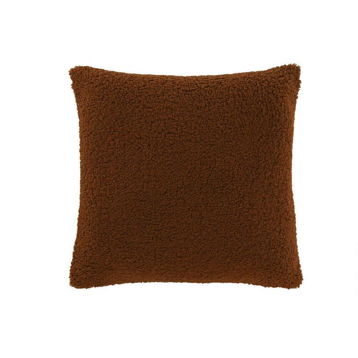 Декоративная подушка Boho 45x45 терракотового цвета