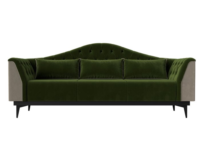 Прямой диван-кровать Флорида зеленого цвета - купить Прямые диваны по цене 52999.0