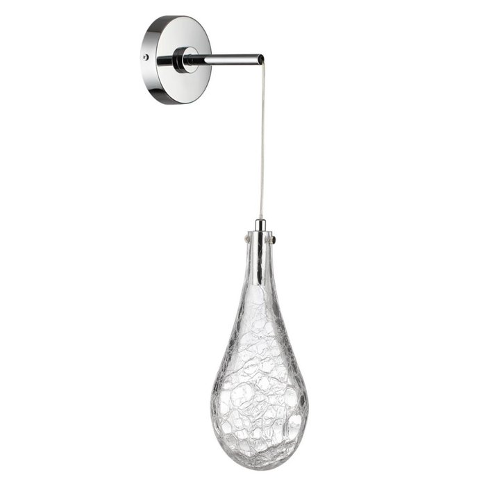 Бра Odeon Light BRAID 7148/5WL хром/стекло/металл IP20 LED 4W 300Лм 3000K 180° 220V