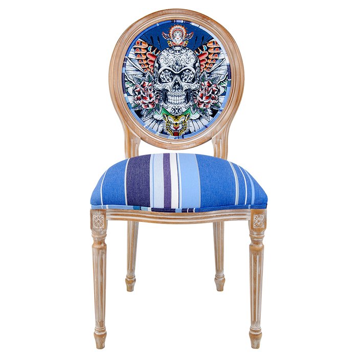Стул Краниум синего цвета - купить Обеденные стулья по цене 32000.0