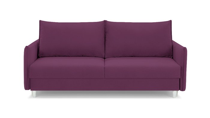Прямой диван-кровать Портленд Лайт фиолетового цвета