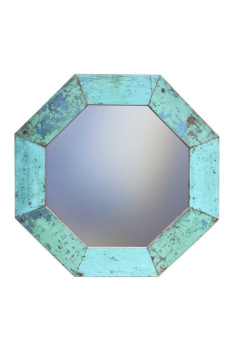 Зеркало восьмиугольное из фрагментов рыболовецкого судна
