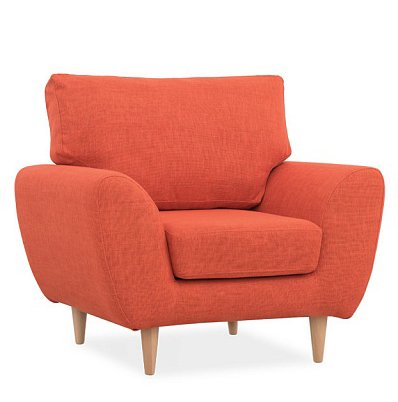 Кресло Алиса оранжевого цвета 