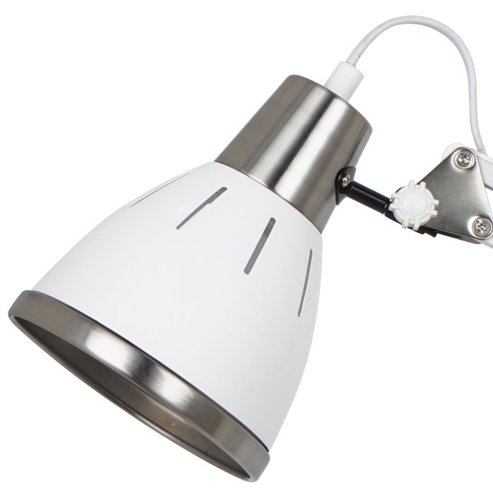 Настольная лампа из металла белого цвета - лучшие Рабочие лампы в INMYROOM