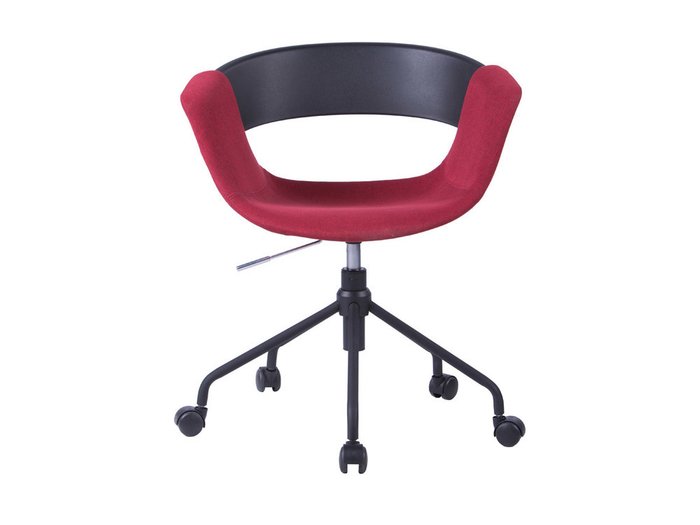 Кресло Swing красно-черного цвета - купить Обеденные стулья по цене 9900.0
