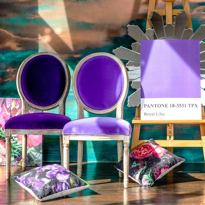 Декоративная подушка Ultra Violet с чехлом из полиэстера - лучшие Декоративные подушки в INMYROOM