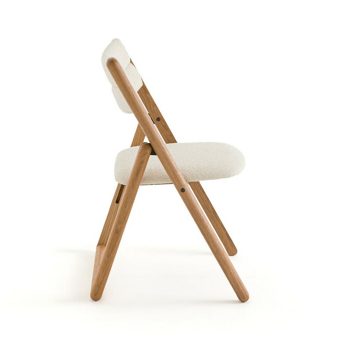 Складной обеденный стул Camminata бежевого цвета - лучшие Обеденные стулья в INMYROOM