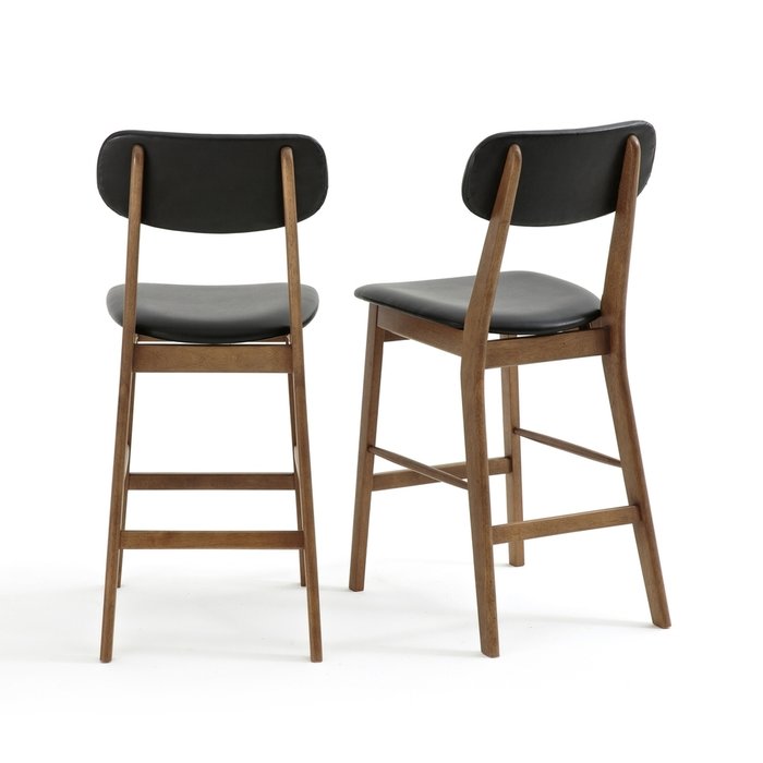 Комплект из двух полубарных стульев Watford коричневого цвета - купить Барные стулья по цене 42185.0