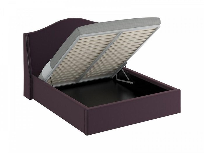 Кровать Soul фиолетового цвета с подъемным механизмом 180х200 - купить Кровати для спальни по цене 73990.0