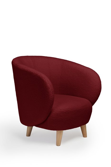 Кресло Мод бордового цвета