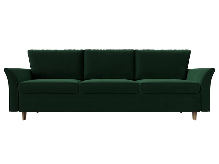 Прямой диван-кровать София зеленого цвета - купить Прямые диваны по цене 56999.0
