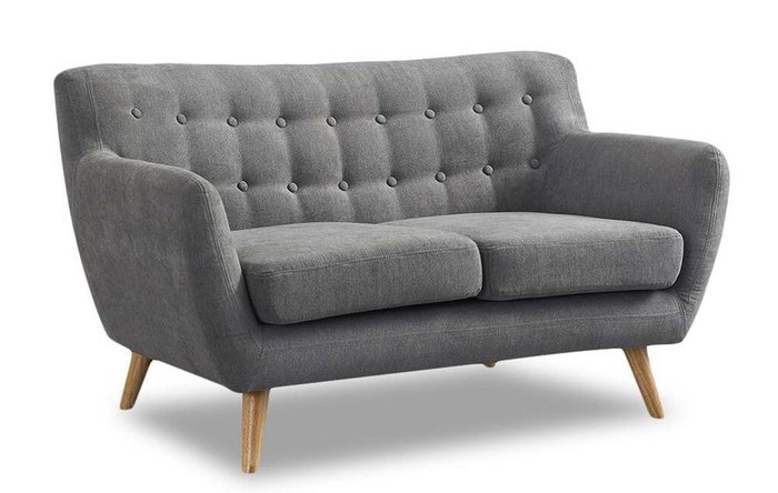 Прямой диван Copenhagen темно-серого цвета - лучшие Прямые диваны в INMYROOM