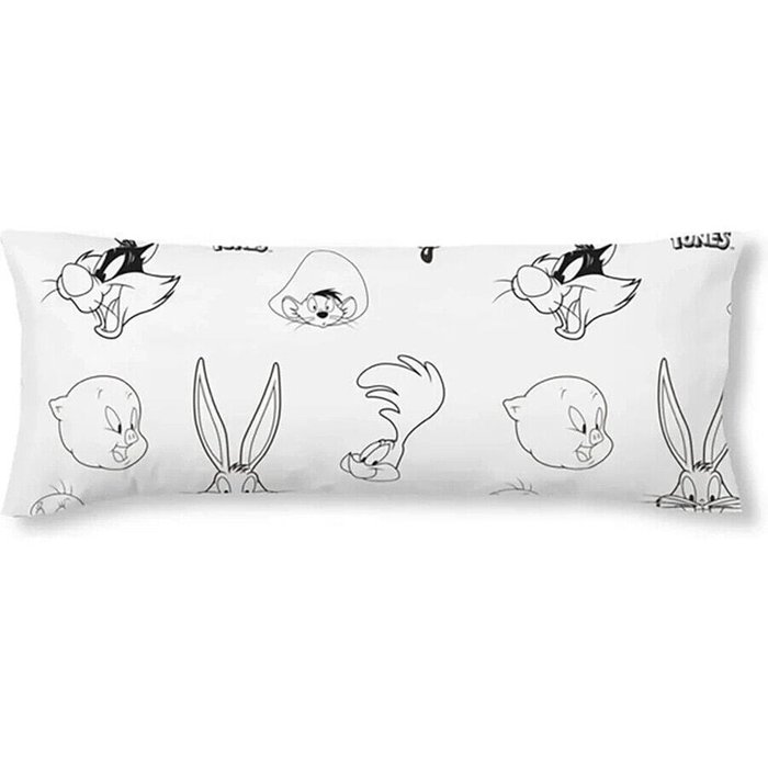 Наволочка Looney Tunes Белый Чёрный Разноцветный 175 темы 45 x 110 cm 100 % хлопок - купить Наволочки по цене 4565