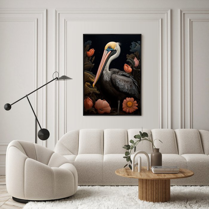 Репродукция картины Beautiful Pelicans, No 2, 2024г. - лучшие Картины в INMYROOM
