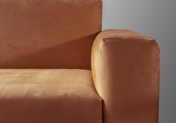 Диван Malmo оранжевого цвета - лучшие Прямые диваны в INMYROOM