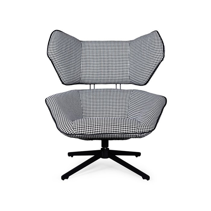 Кресло Charon Ergo черно-белого цвета - купить Интерьерные кресла по цене 43900.0