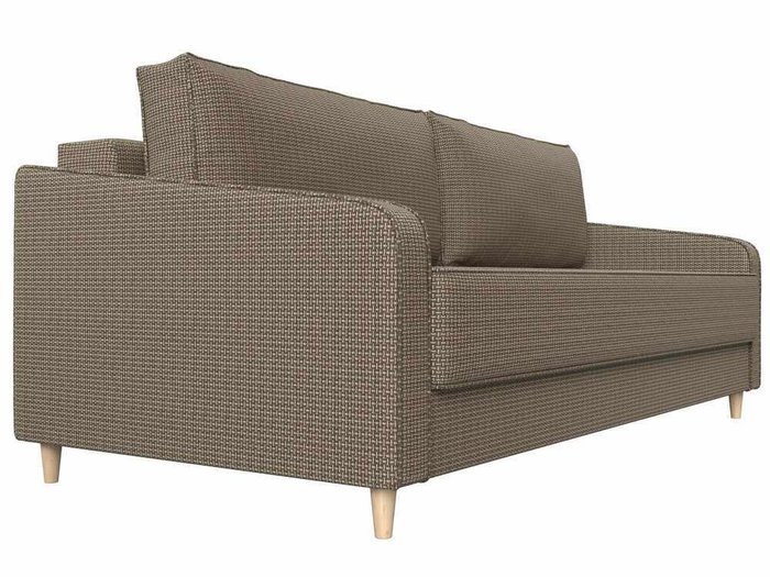 Прямой диван-кровать Варшава бежево-коричневого цвета - лучшие Прямые диваны в INMYROOM
