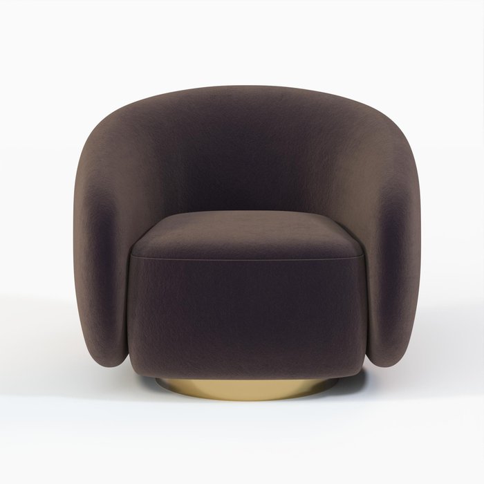 Кресло Kali темно-коричневого цвета - купить Интерьерные кресла по цене 50589.0