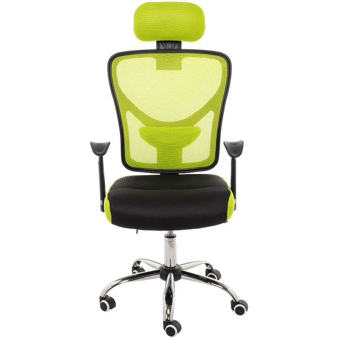 Компьютерное кресло Lody зелено-черного цвета - лучшие Офисные кресла в INMYROOM