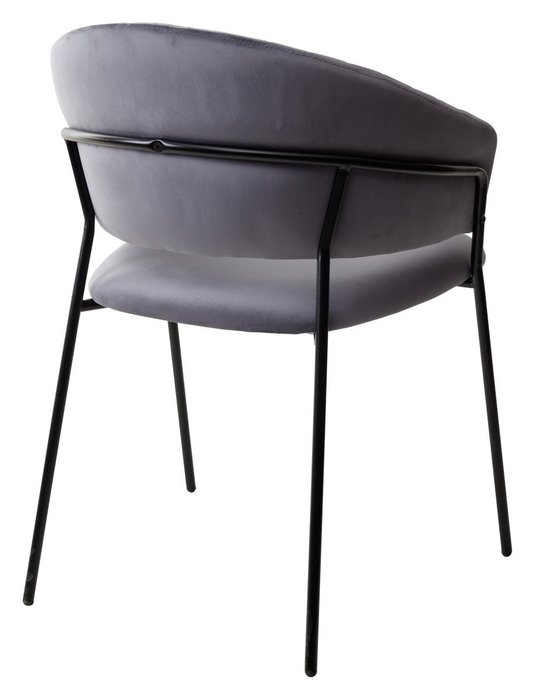 Стул с подлокотниками Гемма серого цвета - лучшие Обеденные стулья в INMYROOM