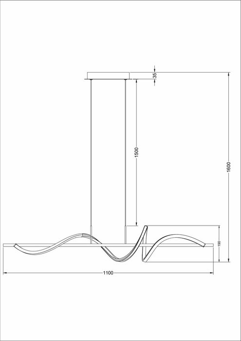 Подвесной светильник Arte Lamp TWISTED A4587SP-30BK - лучшие Подвесные светильники в INMYROOM