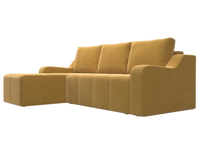 Угловой диван-кровать Элида зеленого цвета левый угол - лучшие Угловые диваны в INMYROOM