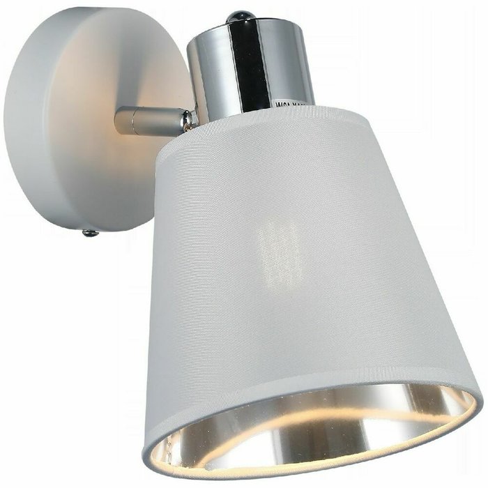 Бра IL6116-1WOU-79 WH CR Abelie (ткань, цвет белый) Бра IL6116-1WOU-79 WH CR Abelie (ткань, цвет белый)