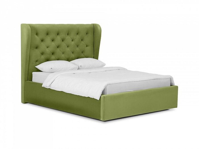 Кровать Jazz зеленого цвета 160х200 с подъемным механизмом - купить Кровати для спальни по цене 73190.0