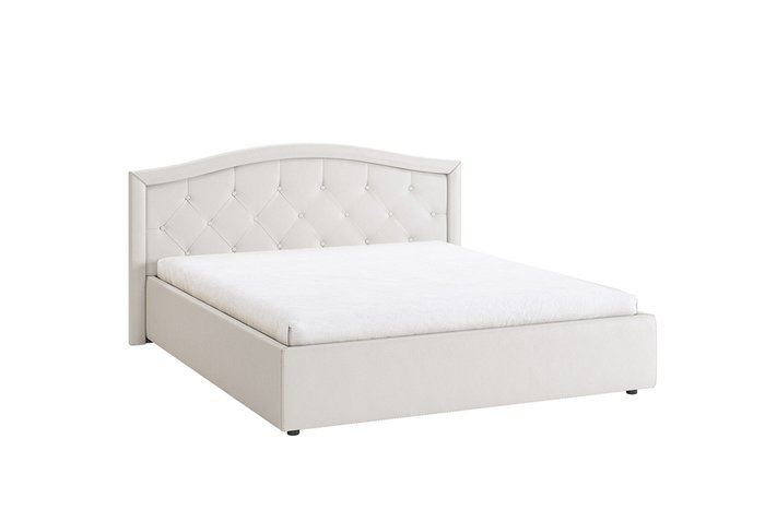 Кровать Верона 160х200 белого цвета без подъемного механизма