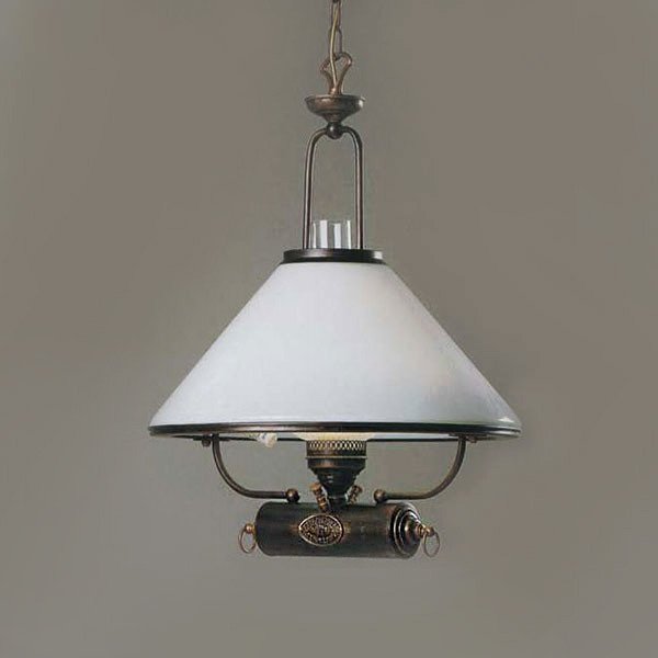Подвесной светильник Jolly с плафоном из стекла матового белого цвета