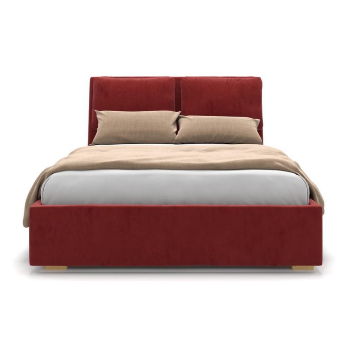Кровать Parc красная 160х200 - лучшие Кровати для спальни в INMYROOM