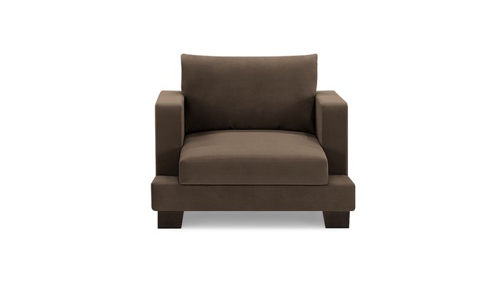 Кресло Дрезден коричневого цвета - купить Интерьерные кресла по цене 22200.0
