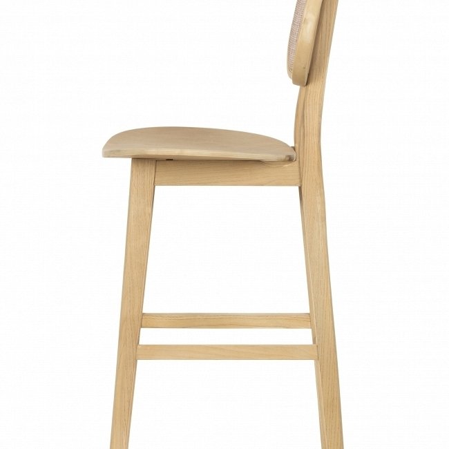 Барный стул Tanado с каркасом из массива дерева  - купить Барные стулья по цене 16480.0