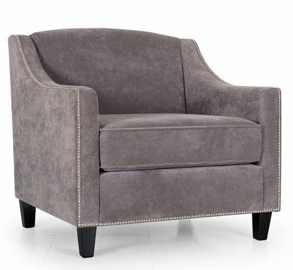 Кресло Рокфорд дизайн 4 серого цвета