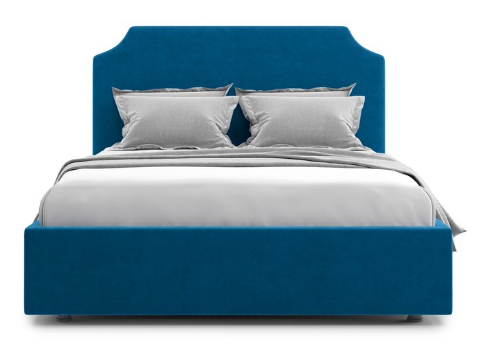 Кровать Izeo 160х200 сине-голубого цвета с подъемным механизмом  - купить Кровати для спальни по цене 41300.0