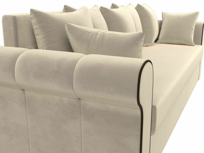 Прямой диван-кровать Рейн бежевого цвета - лучшие Прямые диваны в INMYROOM