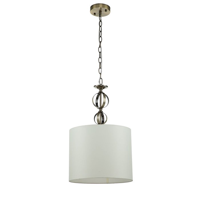 Подвесной светильник Infinito с белым абажуром - купить Подвесные светильники по цене 8900.0